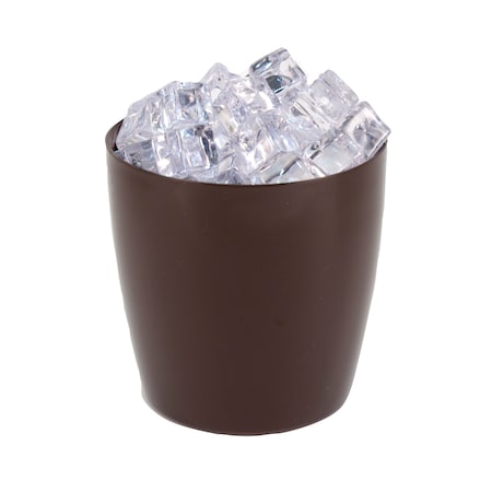 Hapco-Elmar R1500WAL-Essential3 Qt. Round Ice Bucket W/O Handles, Walnut, PK 36 R1500WAL